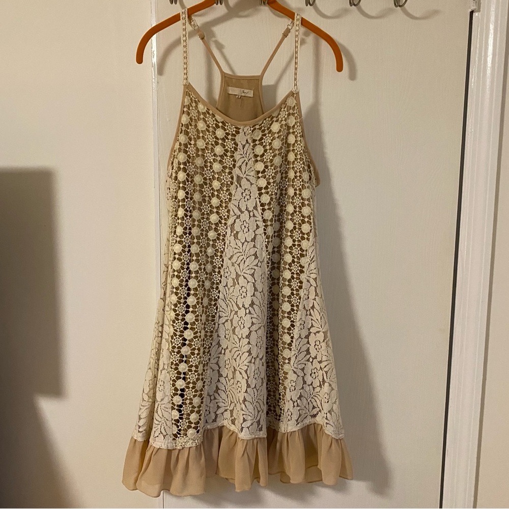 Ryu Multi Panel Lace Dress